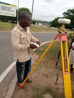 Setting up Survey G.P.S MACHINE on Survey Pillars